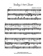Today I am Clean - Sheet Music